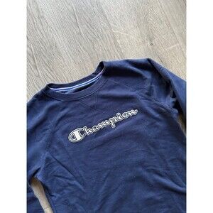 Champion Crewneck Sweater Women’s Size Small Blue